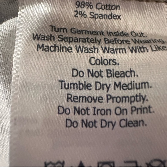 EDDIE BAUER Curvy  Jeans size 4 light tan - Picture 8 of 9